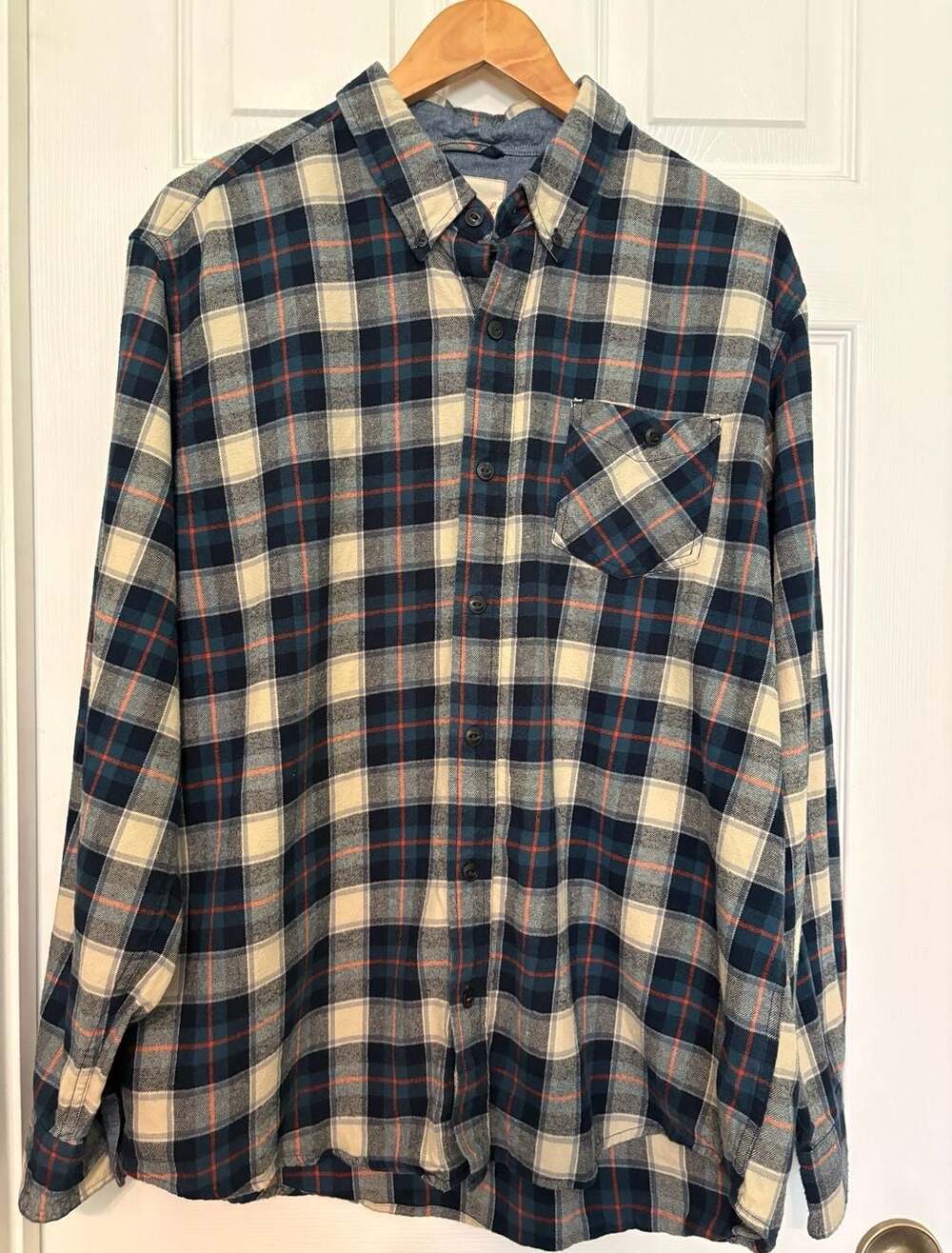 EUC Men’s Weatherproof Vintage Plaid Flannel Shirt, XL